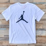 Air Jordan Graphic Jumpman T-Shirt Retro Cotton Crew White Top Mens XXL New
