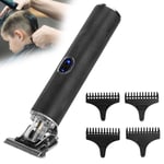 (Black)Electric Hair Clipper Rechargeable Adjust Hair Cutting Machine Hair SG5