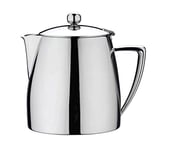 Café Stål Art Deco Théière 1200 ml en Acier Inoxydable 18/10, Finition Miroir