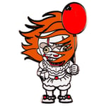 It (2017)- Terrifying Pennywise Sweeping Hair Chibi Enamel Pin New Collectables