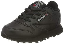 Reebok Unisex Baby Cl Lthr Gymnastics Shoe, Cblack, 9.5 UK Child