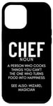 Coque pour iPhone 12 Pro Max Définition du chef Funny Cook Cooking Chefs