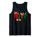 Chest Nuts Matching Couples Chestnuts Funny Christmas man Tank Top