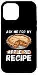 Coque pour iPhone 12 Pro Max Nourriture pour tarte aux pommes