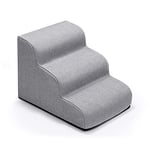 Gimars Escalier pour Chien de Petite Taille en Mousse Haute densité 30D, antidérapant, Extra Large, Profond, Facile à Nettoyer, Amovible et Lavable pour canapé, canapé