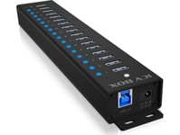 Icy Box Ib-Hub1717-U3, Usb 3.2 Gen 1 (3.1 Gen 1) Type-A, Usb 3.2 Gen 1 (3.1 Gen 1) Type-A, Usb Typ B, 5000 Mbit/S, Svart, Kina, ?Dc