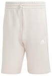 adidas Men Essentials Fleece 3-Stripes Shorts, M Tall, 2 inch