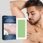 40pcs Men Hair Removal Wax Sheet Gentle Cleaning Facial Body Epilating Waxin GF0