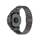 Garmin Fenix 7 Pro Stilrent länkarmband i metall, svart