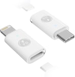 Adaptateur Pour Lighting Vers Usb C Pour Iphone 15 Séries& Adaptateur Usb C Vers Lighting Pour Iphone 14/13/12,Support 35w Charge Rapide,Transfert De Données [Pas Pour Les Écouteurs, Audio,Vidéo]