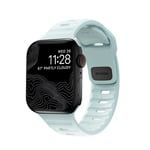 Nomad Apple Watch (38/40/SE/41/42mm) Sport Band Rem - Icy Blue Glow