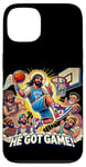 Coque pour iPhone 13 Ballin with the Messiah Rejoignez la communauté Jesus Basketball