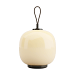 Louis Poulsen VL45 Radiohus portabel lampa o17,5 cm Brass-pale yellow glass