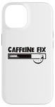 iPhone 14 Caffeine Fix Loading Progress Coffee Lover Bar Funny Case