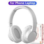 BST-White Casque sans fil Bluetooth RVB, casque stéréo HIFI, casque antibruit de sport, prise en charge de la carte TF, ordinateur portable, PS4, PS5, TV, PC ""Nipseyteko