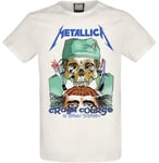 Amplified Metallica Crash Course in Brain Surgery T-Shirt M Vintagae White