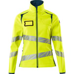 SOFTSHELL JAKKE,5XL,HI-VIS GUL