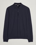 BOSS BLACK Lancione Merino Knitted Polo Dark Blue