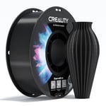 Creality CR-PETG Filament 1.75 mm 1KG, Excellente Ténacité Haute Précision, Inodore Non Toxique, Résistant à l'Humidité, Filament PETG Brillant pour Imprimante 3D (Noir)