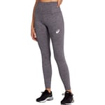 Asics High Waist 2 Womens Running Tights Grey Run Sports Training Jogging Ladies