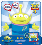 TOY STORY 4 - Peluche Intéractive Alien 25cm - Plus de 20 Phrases en Français dont "Un Visiteur, Venu D'Ailleurs !" - Antenne Lumineuse - Jouet Pour Enfants Dès 4 Ans - Piles Incluses - Lansay