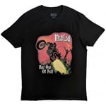 Meat Loaf Unisex Adult Bat Out Of Hell Cover Cotton Back Print T-Shirt - M