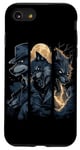 Coque pour iPhone SE (2020) / 7 / 8 Loup Alpha Loup-garou Meme Male Art Artwork Werewolf Wolf