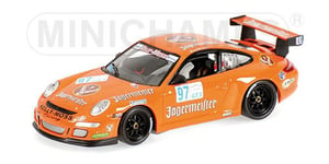 Minichamps 1/43 PORSCHE 911 GT3 JAGERMEISTER IMSA CHALLENGE SEBRING 2008 RIVERA