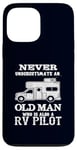 iPhone 13 Pro Max RV Pilot Camper Caravan Funny Old School Camping Camp Case