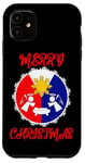 Coque pour iPhone 11 Pinoy Drapeau philippin philippin soleil Noël ange crèche