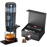 HIBREW Machine à café portable 3 en 1 avec mallette 80 W H4A-Premium