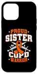 Coque pour iPhone 12 mini Ruban orange « Proud Sister Of A COPD Warrior COPD Fighter »