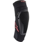 Knäskydd alpinestars - Bionic flex svart röd small medium