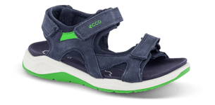 Ecco Barnesandal Navy  - Str. 27 - Skinn/gummi/tekstil