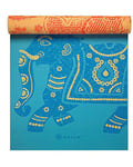 Gaiam Yoga Mat Premium Print Reversible Extra Thick Non Slip Exercise & Fitness Mat for All Types of Yoga, Pilates & Floor Workouts, Elephant, 6mm