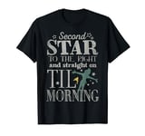 Disney Peter Pan Star To The Right Quote Graphic T-Shirt T-Shirt