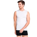 Odlo Mens Bl Performance X-l Top Crew Neck Singlet, White, S EU