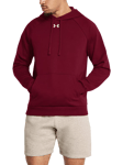 Under Armour Rival Cotton Blend Hoodie, Cardinal White