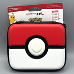 Nintendo 2DS 3DS XL Official Pokemon Poke Ball Console Zip Carry Case Brand New