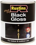 Black Gloss Paint 1L - Durable Tough Finish for Interior & Exterior Use