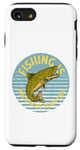 Coque pour iPhone SE (2020) / 7 / 8 Pêche sautant poisson pêche à la ligne art saut truite pêche