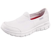 Skechers Sure Track Chaussure De Professionnel De La Santé Femme Blanc 42 EU