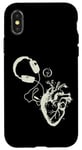 iPhone X/XS Headphones and heart #2 for EDM Lovers and DJs Case