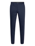 Lindbergh Black Technical Stretch Pants - Combi Sui Marinblå