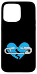 Coque pour iPhone 15 Pro Max Bleu Healing In Progress - Graphique couleur bleue