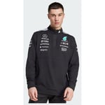 adidas Mercedes - Amg Petronas Formula One Team 1/4-zip Sweatshirt, storlek X-Large