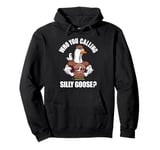 Silly Goose Gym Fitness Lifting Weights Workout Goose Pullover Hoodie