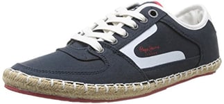 Pepe Jeans Men's Tourist B Trainers, Bleu (585), 9 UK