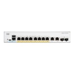 CISCO Cisco Catalyst 1200-8FP-2G - Commutateur C3 intelligent 8 x 10/100/1000 (PoE+) + 2 combinaison Gigabit SFP/RJ-45 Montable sur rack PoE+ (120 W)