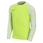 NIKE CJ6072-702 Dri-FIT Park IV Goalkeeper Sweatshirt Unisex VOLT/WHITE/BLACK Size XL